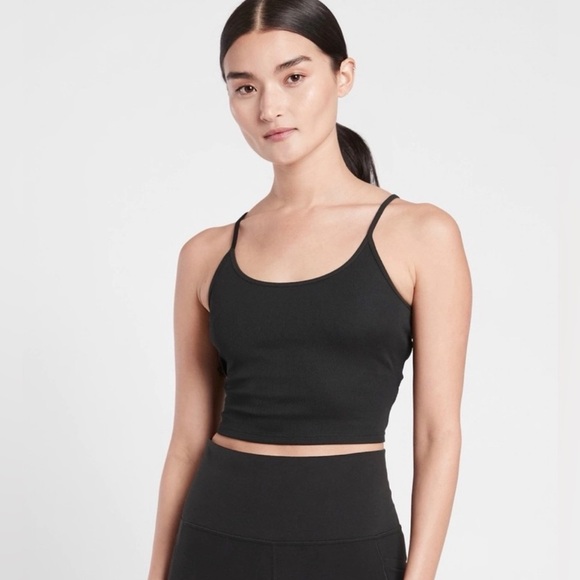 NWT Athleta Karma Twist Back Cami, BLACK SIZE 1X - Picture 3 of 9